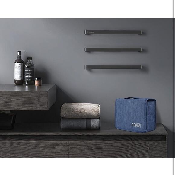 Travel Toiletry Bag Hanging Toiletry Bag Water-Resistant， Makeup Cosmetic Bag - Picture 6 of 9